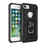 Armor Hybrid Military Case with Ring Kickstand for Apple iPhone 6/7/8 Plus - Black