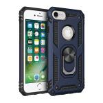 Armor Hybrid Military Case with Ring Kickstand for Apple iPhone 6/7/8 Plus - Navy Blue