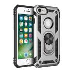 Armor Hybrid Military Case with Ring Kickstand for Apple iPhone 6/7/8 Plus - Silver