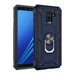 Armor Hybrid Military Case with Ring Kickstand for Samsung Galaxy A8 (2018) - Navy Blue
