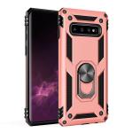 Armor Hybrid Military Case with Ring Kickstand for Samsung Galaxy S10E - Rose Golden