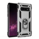 Armor Hybrid Military Case with Ring Kickstand for Samsung Galaxy S10E - Silver