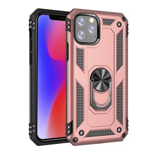 Armor Hybrid Military Case with Ring Kickstand for Apple iPhone 11 Pro Max - Rose Golden