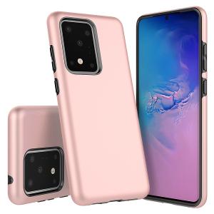 Sleek Armor Hybrid Matte Case for Samsung Galaxy S20 - Rose Golden