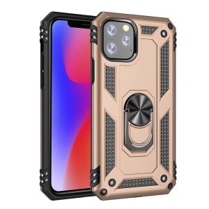 Armor Hybrid Military Case with Ring Kickstand for Apple iPhone 11 Pro Max - Golden