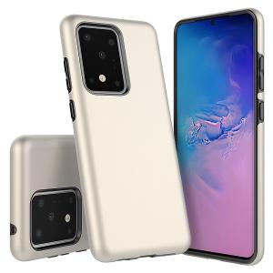 Sleek Armor Hybrid Matte Case for Samsung Galaxy S20 - Golden