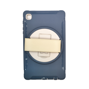 3 Layer Protection with 360 Leather Hand Strap Cover for Apple iPad Mini 4 / 5 - Soft Blue