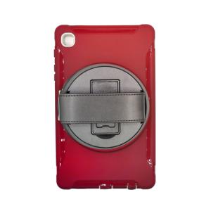 3 Layer Protection with 360 Leather Hand Strap Cover for Apple iPad Mini 4 / 5 - Red