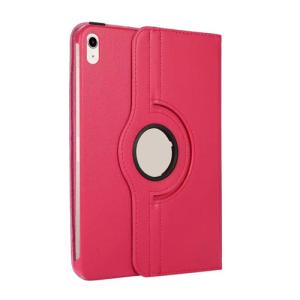 360 Degree Rotating Stand Smart Cover for Apple iPad 10 (2022) / iPad 11 (2025) - Hot Pink