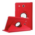 360 Degree Rotating Stand Smart Cover for Samsung Galaxy Tab E 8.0 (T377) - Red