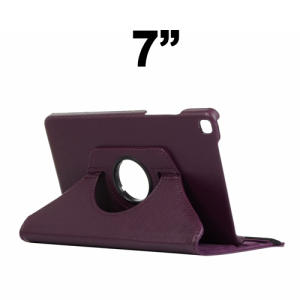 Universal 360 Degree Rotating Case for 7'' inches Tablet - Purple