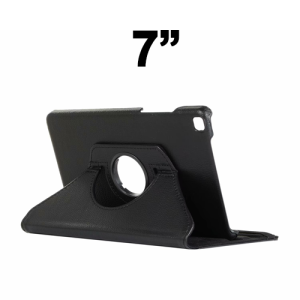 Universal 360 Degree Rotating Case for 7'' inches Tablet - Black