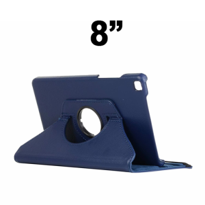 Universal 360 Degree Rotating Case for 8'' inches Tablet - Navy Blue