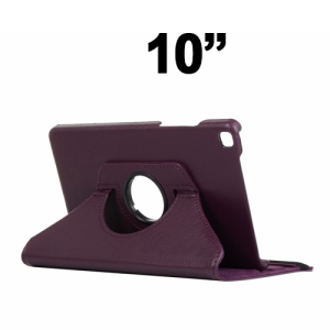 Universal 360 Degree Rotating Case for 10'' inches Tablet - Purple