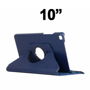 Universal 360 Degree Rotating Case for 10'' inches Tablet - Navy Blue