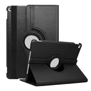 360 Degree Rotating Stand Smart Cover for Apple iPad Air 3 10.5 / iPad 7/8/9 10.2 - Black