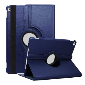 360 Degree Rotating Stand Smart Cover for Apple iPad Air 3 10.5 / iPad 7/8/9 10.2 - Navy Blue