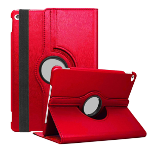 360 Degree Rotating Stand Smart Cover for Apple iPad Air 3 10.5 / iPad 7/8/9 10.2 - Red