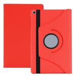 360 Degree Rotating Stand Smart Cover for Samsung Galaxy Tab A 8.0 (T290/T295) - Red