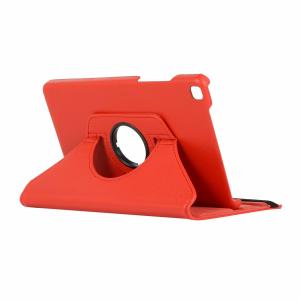 360 Degree Rotating Stand Smart Cover for Apple iPad Mini 1/2/3 - Red