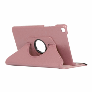 360 Degree Rotating Stand Smart Cover for Samsung Galaxy Tab A8 (X200) - Rose Golden