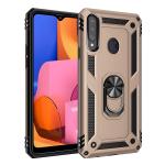 Armor Hybrid Military Case with Ring Kickstand for Samsung Galaxy A10S - Golden