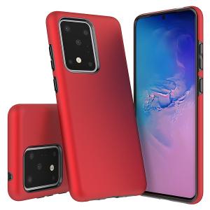 Sleek Armor Hybrid Matte Case for Samsung Galaxy S20 Plus - Red