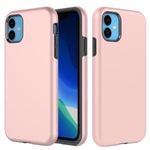 Sleek Armor Hybrid Matte Case for Apple iPhone 11 - Rose Golden