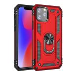 Armor Hybrid Military Case with Ring Kickstand for Apple iPhone 11 Pro Max - Red