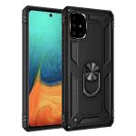 Armor Hybrid Military Case with Ring Kickstand for Samsung Galaxy A51 - Black