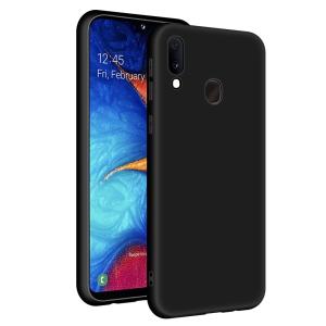 Slim Matte Soft TPU Case for Samsung Galaxy A20S - Black