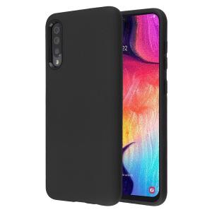 Sleek Armor Hybrid Matte Case for Samsung Galaxy A50/A50S/A30S - Black