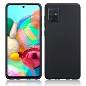 Slim Matte Soft TPU Case for Samsung Galaxy A71 - Black