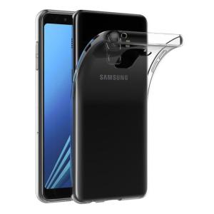 Slim Clear Soft TPU Case for Samsung Galaxy A8 2018 - Clear