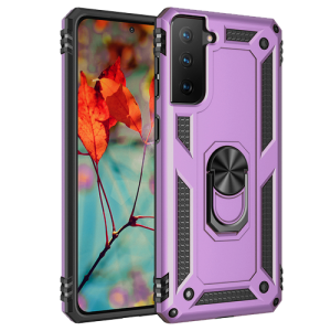 Armor Hybrid Military Case with Ring Kickstand For Samsung Galaxy A14 5G - Purple