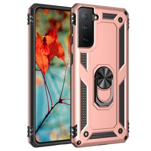 Armor Hybrid Military Case with Ring Kickstand For Samsung Galaxy A54 - Rose Golden