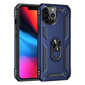 Armor Hybrid Military Case with Ring Kickstand for Apple iPhone 12 /12 Pro - Navy Blue