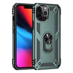 Armor Hybrid Military Case with Ring Kickstand for Apple iPhone 12 /12 Pro - Dark Green