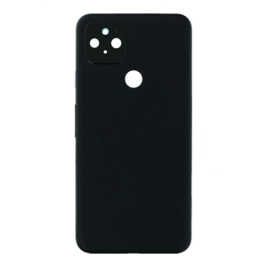 Back Cover with Camera Lens Compatible for Google Pixel 5 - Black