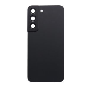 Back Cover With Camera Lens Compatible for Samsung Galaxy S22 5G - Phantom Black