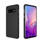Triangle Shockproof Case with Anti Slip Grains for Samsung Galaxy S10 - Black