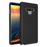 Triangle Shockproof Case with Anti Slip Grains for Samsung Galaxy Note 9 - Black