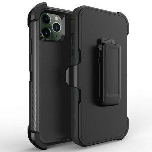 Triple Layer Protection Case & Belt Clip for Apple iPhone 11 Pro Max - Black