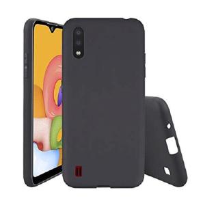 Slim Matte Soft TPU Case for Samsung Galaxy A01 - Black