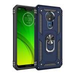 Armor Hybrid Military Case with Ring Kickstand for Moto G7 Power - Navy Blue