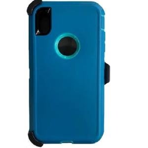 Triple Layer Protection Case & Belt Clip for Apple iPhone X/XS - Teal