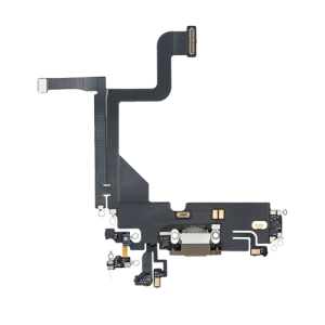 Charging Port Flex Cable Compatible for iPhone 13 Pro (Premium) - Gold