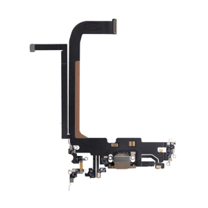 Charging Port Flex Cable Compatible for iPhone 13 Pro Max (Premium) - Gold