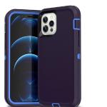 Triple Layer Protection Case & Belt Clip for Apple iPhone 12 Pro Max - Navy Blue