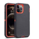 Triple Layer Protection Case & Belt Clip for Apple iPhone 12/12 Pro - Dark Grey